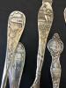 Sterling Silver Souvenir Spoons - 160.8 Grams - 2