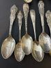 Sterling Silver Souvenir Spoons Assortment Lot - 654 Grams - 4