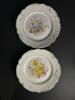 Porcelain Plates with Floral Design, Count of 6 - 2