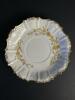 Limoges France Gold Gilt Soup Cups with Matching Saucers - 2