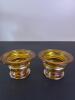 Iridescent Glass Candle Holder Duo - 3