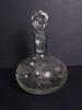 Two Glass Decanters, Cut and Pressed - 2