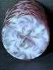 Victorian-Style Cranberry Glass Tumbler with Overlay Decoration - 5