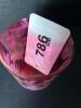 Victorian-Style Cranberry Glass Tumbler with Overlay Decoration - 6