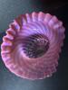 Beautiful Victorian-Style Pink and Purple Art Glass Vase - 4