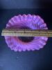 Beautiful Victorian-Style Pink and Purple Art Glass Vase - 6