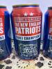 Three Bud Light New England Patriots Champion Collectable Cans - 4