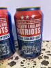 Three Bud Light New England Patriots Champion Collectable Cans - 5