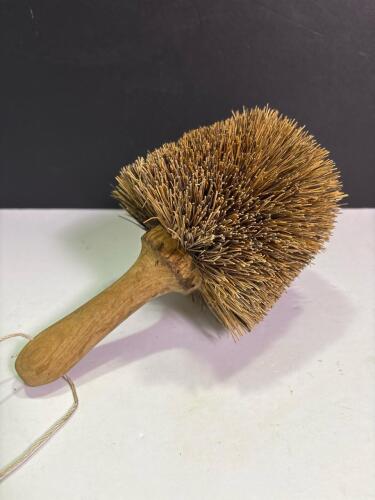 Vintage Wood Handle Natural Fiber Scrub Brush