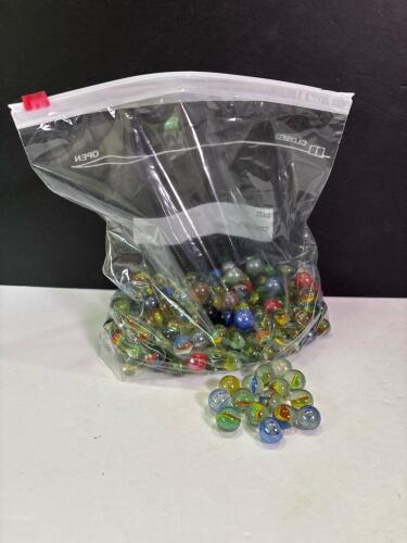 Assorted Glass Marbles in Mixed Colors