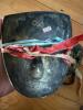Pair Black and Gold Brass Masks - 4