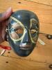 Pair Black and Gold Brass Masks - 5