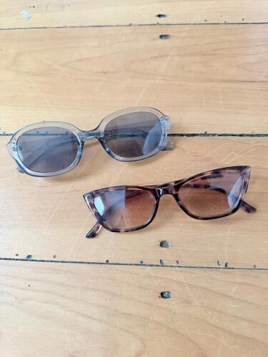 Two Pairs of Women's Fashion Sunglasses