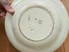 Antique floral transferware plate, yellow daisies - 4