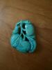 Large Carved Turquoise Decorative Pendant - 2