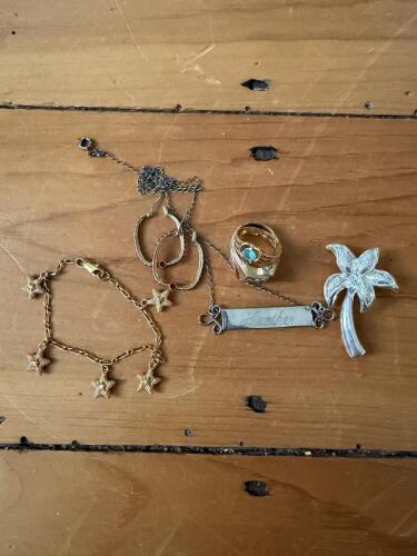 Assorted Jewelry: Bracelets, Rings, Earrings, Necklace