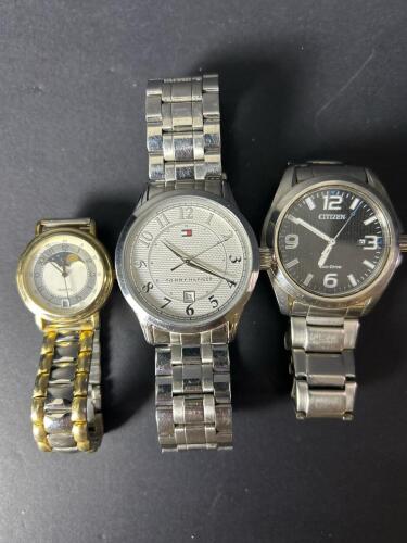 Citizen Eco-Drive Stainless Steel Men's Watch, Japanese Quartz Watch & Tommy Hilfiger watch