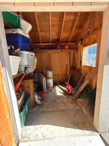 Shed Lot: Outdoor and Garden Tools, Coolers, and Supplies