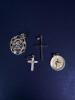 14K Gold Religious Pendants and Cross Charms