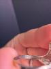 14K Gold Band and 14K Filigree Ring with Black Stone - 5