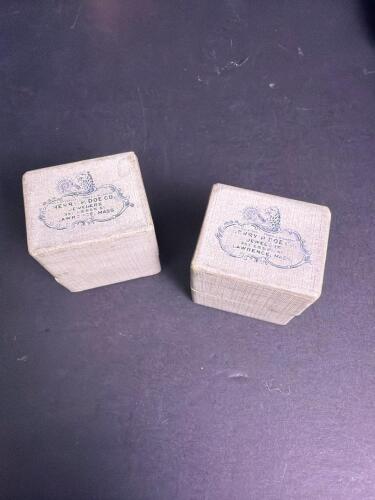 Vintage Henry P. Doe Co. Jewelers Ring Boxes