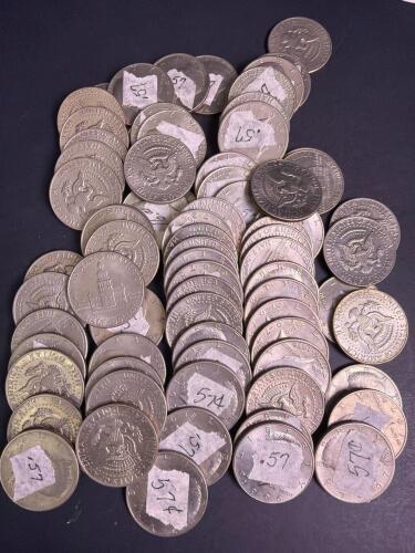 U.S. Kennedy and Bicentennial Half Dollars Assortment