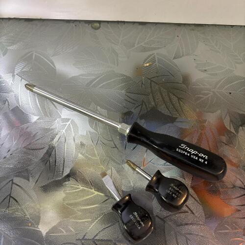Three Snap-on Screwdrivers