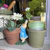 Gardening Lot: Pots, Bird Feeder, Accessories - 3