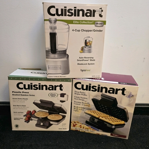 Cuisinart Elite Collection Kitchen Appliances Lot:
