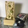 Frog Motif Tabletop Fountain with Pump and Mist Maker