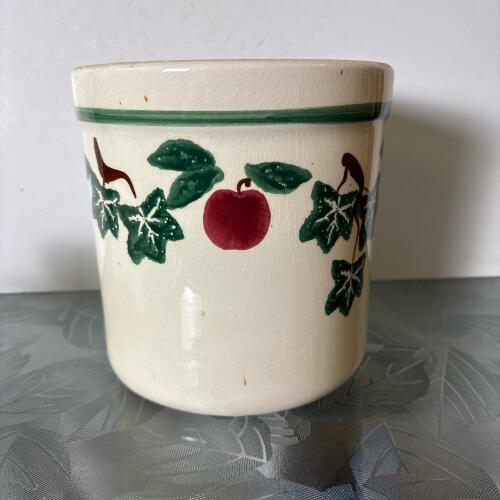 Crock Shop Macintosh Stoneware Crock