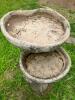 Massarelli&rsquo;s Two-Tier Concrete Bird Bath - 3
