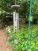 Outdoor Wind Chime with 5-Foot Teal Shepherd&rsquo;s Hook - 8