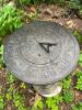 Large Metal Garden Sundial with Zodiac Symbols - 3