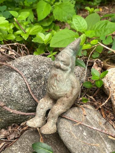 Adorable Stone Garden Gnome Figurine