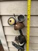 Whimsical Metal Ladybug Solar Garden Statue with "WELCOME" Sign - 5