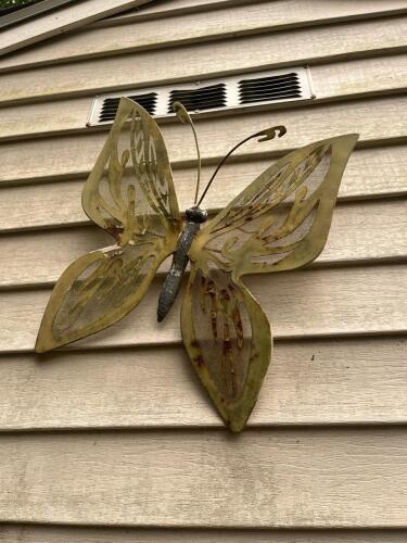 Large Outdoor Metal Butterfly Wall Art Sculpture
