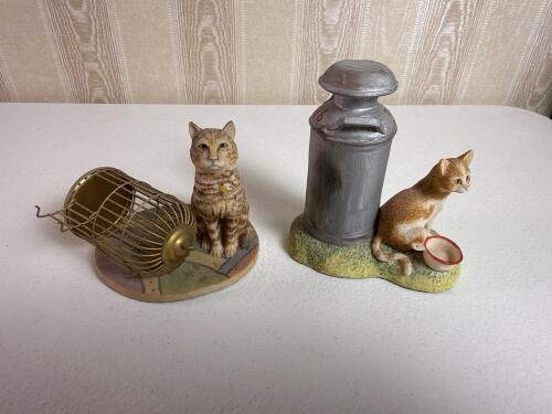 Lowell Davis Cat Figurines Schmid