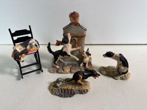 Lowell Davis Dog Figurines by Schmid