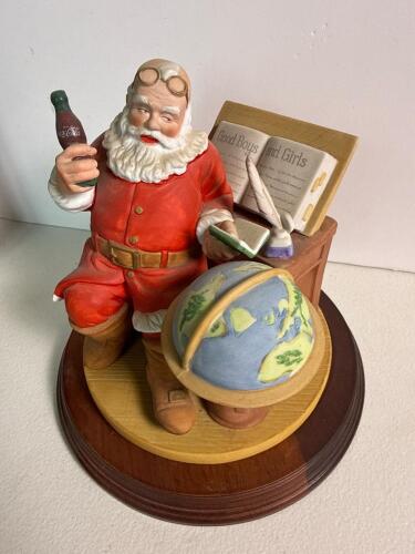 Coca-Cola Classic Santa Claus Figurine by Royal Orleans with Stand
