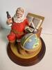 Coca-Cola Classic Santa Claus Figurine by Royal Orleans with Stand