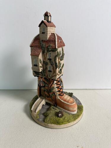 Shoemaker's Dream Watermill Boot Figurine by Jon Herbert