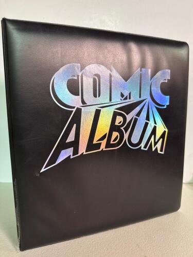 Comic Album Trading Card Binder With Spawn, Star Trek, Edge Cards