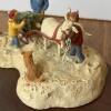 "Cutting the Family Christmas Tree" Schmid BFA Figurine by Lowell Davis - 4