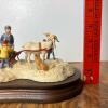 "Cutting the Family Christmas Tree" Schmid BFA Figurine by Lowell Davis - 6