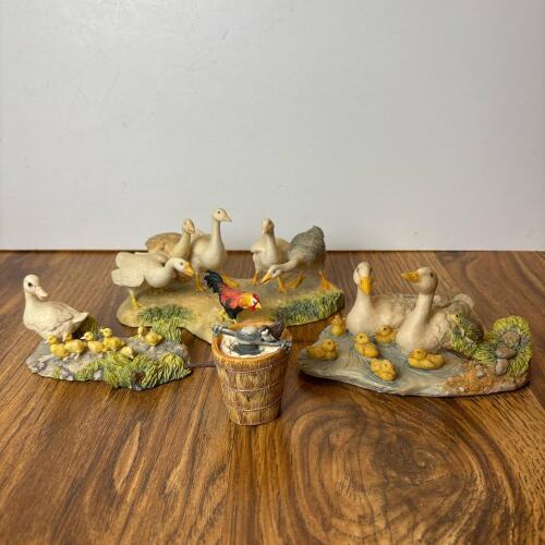 Vintage Schmid BFA Duck & Bird Figurines by Lowell Davis