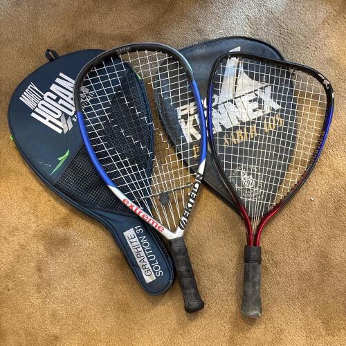 Racquetball Racquets: Head Extreme and Kennex Pro Saber 105