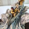 Border Fine Arts Schmid Canoe River Rapids Figurine - 3
