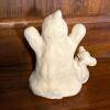 Ceramic Ghost Figurine With Mouse - 2