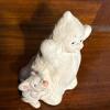 Ceramic Ghost Figurine With Mouse - 3